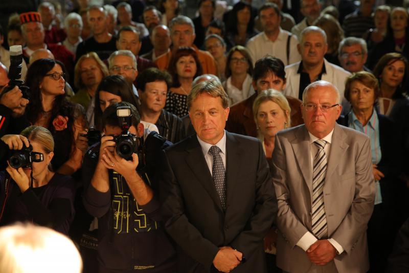 Gradska loža: Otvorenje izložbe “Zahvalimo njoj…” Ivana Meštrovića, Foto: Filip Brala/PIXSELL Gradska loža: Otvorenje izložbe “Zahvalimo njoj…” Ivana Meštrovića, Foto: Filip Brala/PIXSELL