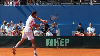 Davis Cup: Vruća navijačka atmosfera u meču Ćilića i Querreya