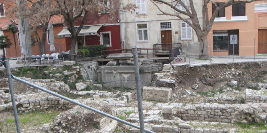 Radovi Trg Petra Zoranića Radovi Trg Petra Zoranića