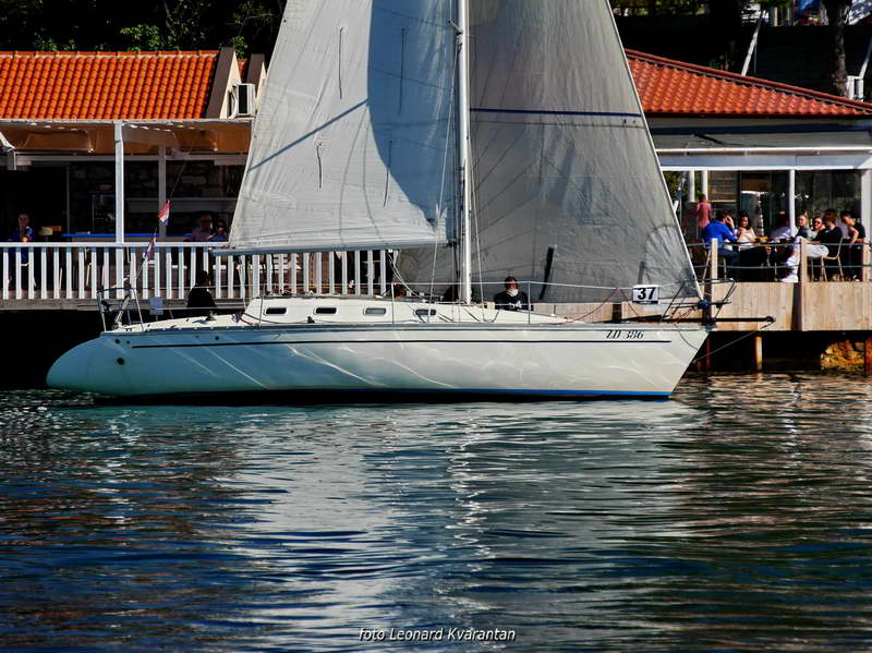 Zadarska Koka 2016. gledana s mora. Foto: Leonard Kvarantan Zadarska Koka 2016. gledana s mora. Foto: Leonard Kvarantan