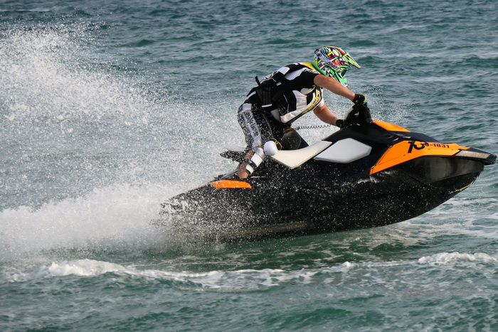 Vir: Slobodan trening na plaži Jadro pred utrke Alpe Adria Jest Ski Toura. Foto: Kažimir Škrbić/Virski list