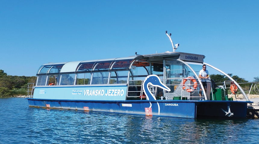 Električni brod Danguba – PP Vransko jezero