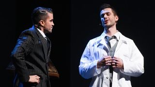 U Velikoj dvorani Vatroslava Lisinskog odrzana je premijera mjuzikla Pacijenti. Libreto je napisao Miro Gavran, glazbu Tonci Huljic, tekstove Vjekoslava Huljic, Igor Weidlich je dramaturg, a reziser mjuzikla je Igor Barberic. Photo: Davor Visnjic/PIXSELL U Velikoj dvorani Vatroslava Lisinskog odrzana je premijera mjuzikla Pacijenti. Libreto je napisao Miro Gavran, glazbu Tonci Huljic, tekstove Vjekoslava Huljic, Igor Weidlich je dramaturg, a reziser mjuzikla je Igor Barberic. Photo: Davor Visnjic/PIXSELL