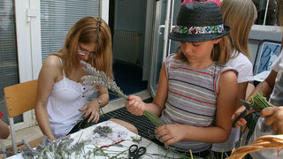 GKZD: Dječja radionica izrade stručaka i jastučića od lavande, Foto: Lucija Juravić