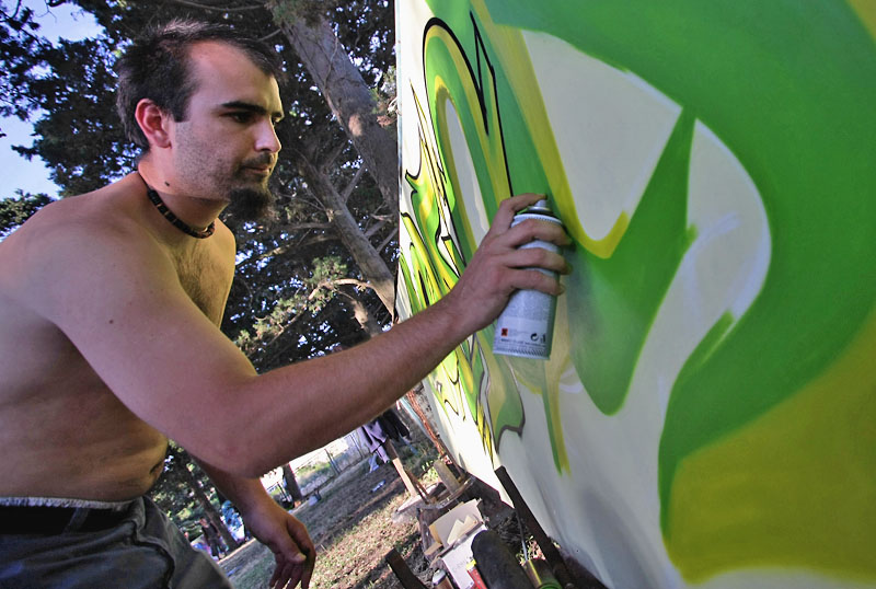 Grafiti, Hip hop & Break battles – Kapetanski park (foto: Marin Gospić)