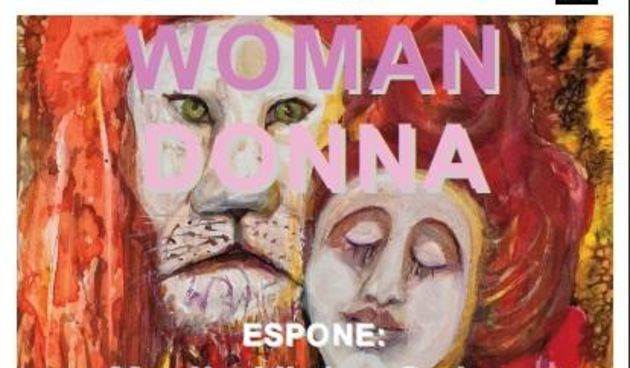 “Moj lav i ja” Marije Višić-Guine na službenom plakatu izložbe “Woman-Donna” u Torinu