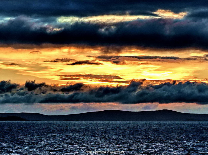 Plameni zalazak na Punta Skali, foto: L. Kvarantan