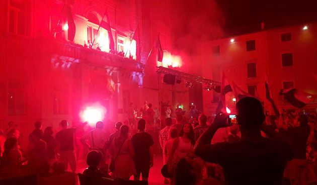 Zadrani na Narodnom trgu dočekali svog sportskog heroja Stipu Žunića