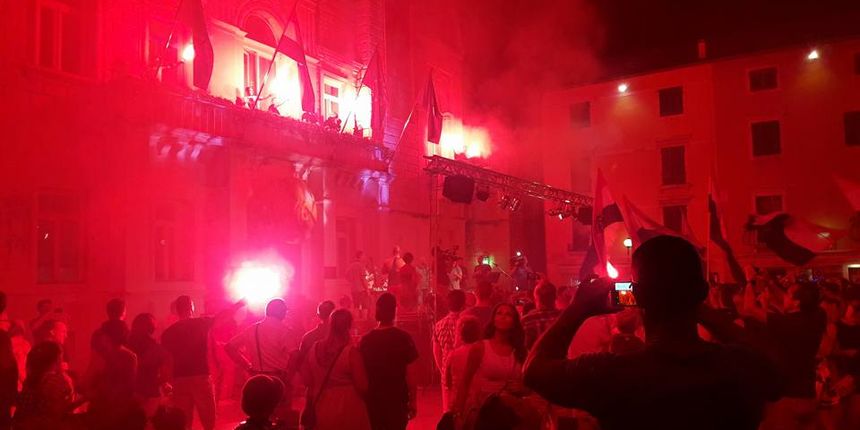 Zadrani na Narodnom trgu dočekali svog sportskog heroja Stipu Žunića