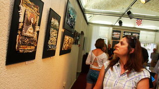 Znanstvena knjiznica: Otvorenje izlozbe Marije Visic Guina, Foto: Angelo Virag Znanstvena knjiznica: Otvorenje izlozbe Marije Visic Guina, Foto: Angelo Virag