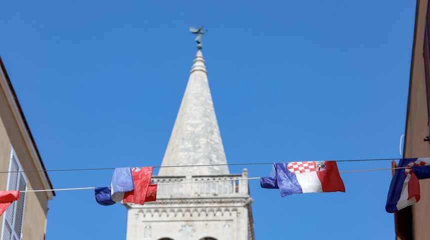 Dan državnosti: Zastave na ulicama grada Zadra