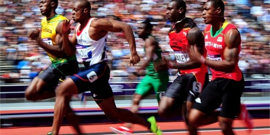 Usain Bolt, foto: london2012.com Usain Bolt, foto: london2012.com