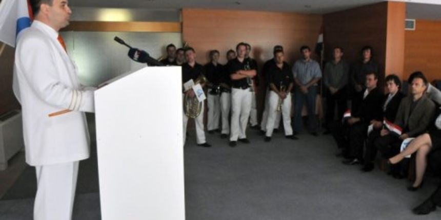 Stjepan Gnječ na predstavljanju kandidature