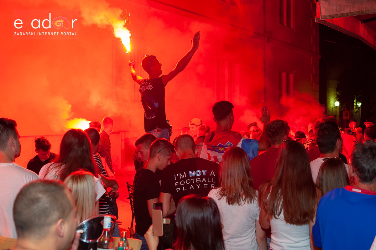 Zadar je gorio: Velika fešta nakon plasmana Vatrenih u finale Svjetskog prvenstva