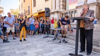 Na Narodnom trgu održan prosvjed “Krik za slobodu” protiv epidemioloških mjera