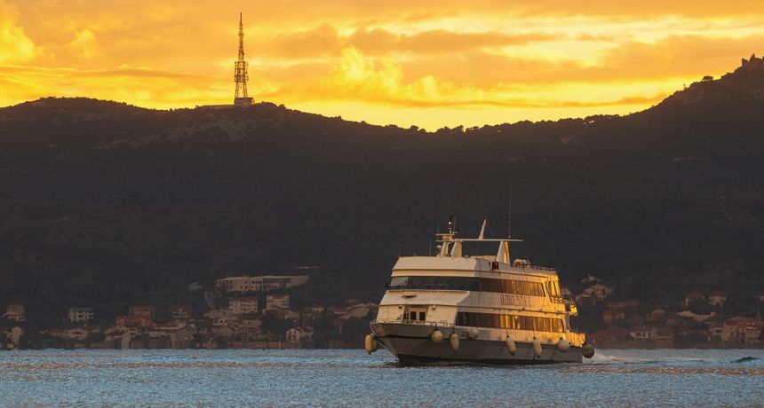 Predivan zadarski zalazak sunca 4. siječnja 2021. Predivan zadarski zalazak sunca 4. siječnja 2021.