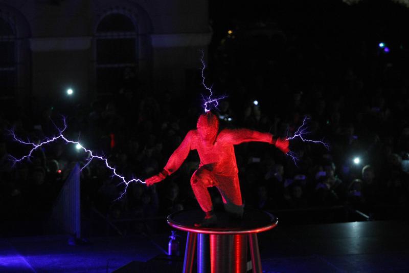 Festival Visualia – igra munjama i strujom Foto:Dusko Marusic/PIXSELL