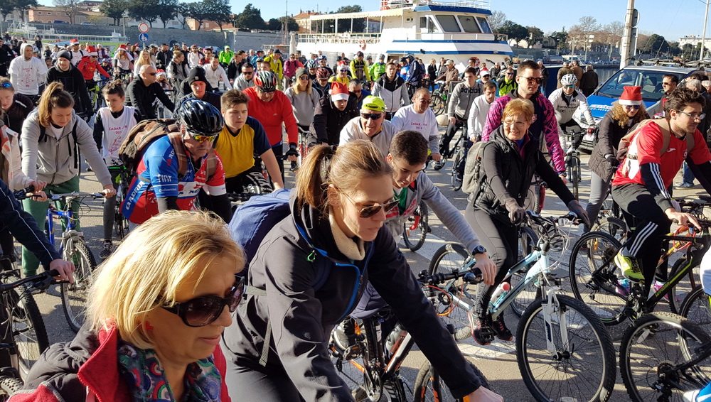 Start tradicionalne, 19. po redu Božiće biciklijade Zadar – Vir Start tradicionalne, 19. po redu Božiće biciklijade Zadar – Vir