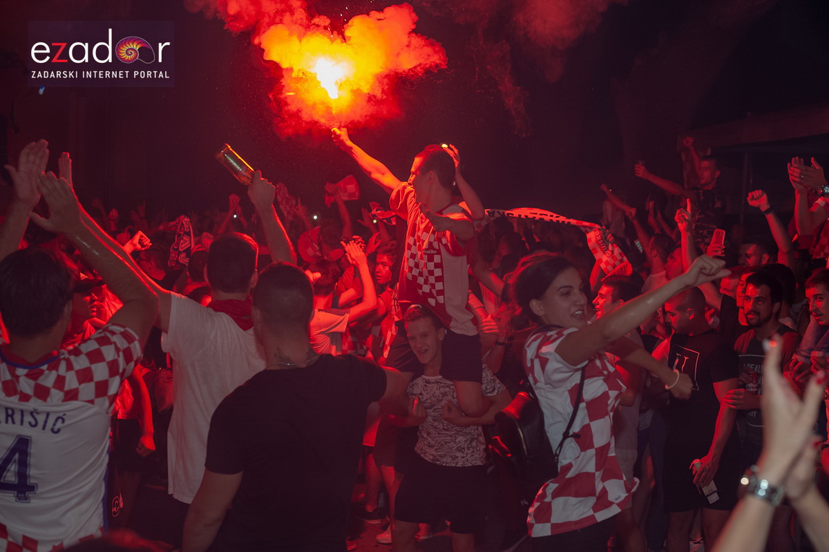 Zadar je gorio: Velika fešta nakon plasmana Vatrenih u polufinale Svjetskog prvenstva