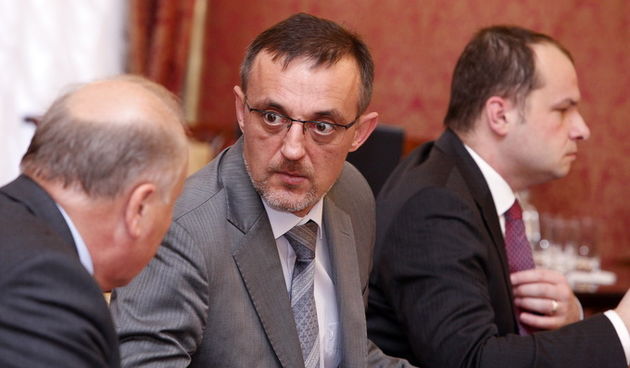 Zagreb, 240113.
Vlada.
Odrzana redovita sjednica Vlade RH.
Na fotografiji: Tihomir Jakovina.
Foto: Davor Pongracic / CROPIX