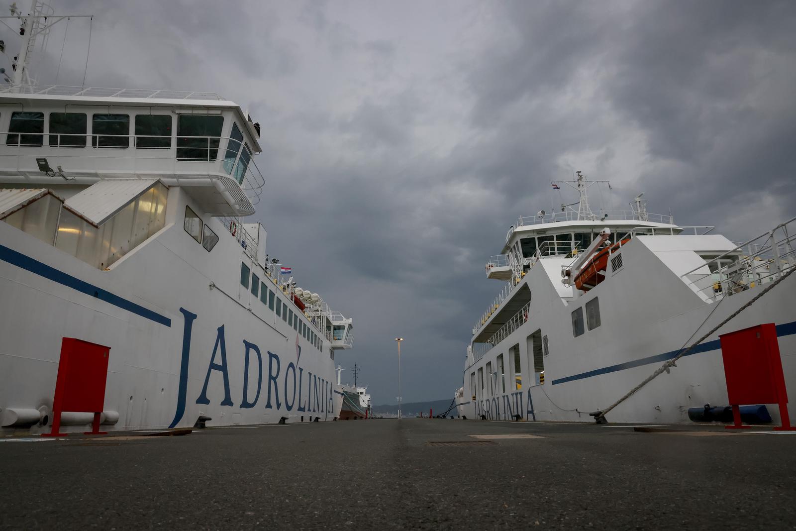 Jugo i kiša @ zadarska riva
