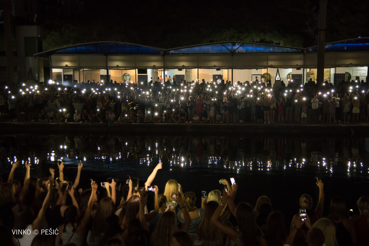 Severina oduševila nastupom na bazenu Ilirije u Biogradu na Moru