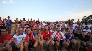 Bibinje: Navijanje za Vatrene i fešta nakon pobjede nad Engleskom