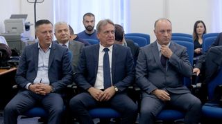 Na Zupanijskom sudu nastavljeno je sudjenje Ivi Sanaderu i drugima u aferi Fimi medije. Božidar Kalmeta Na Zupanijskom sudu nastavljeno je sudjenje Ivi Sanaderu i drugima u aferi Fimi medije. Božidar Kalmeta