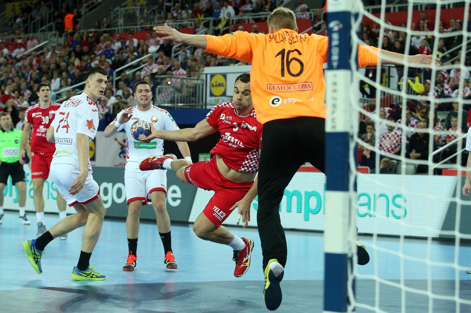 Arena Zagreb, Europsko rukometno prvenstvo, skupina I, 1. kolo, Hrvatska – Bjelorusija. Arena Zagreb, Europsko rukometno prvenstvo, skupina I, 1. kolo, Hrvatska – Bjelorusija.