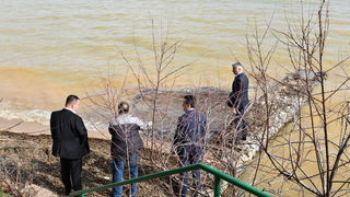 Župan Longin obišao klizišta u Posedarju Župan Longin obišao klizišta u Posedarju