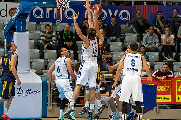A-1 liga za prvaka, 6. kolo: KK Zadar – KK Zagreb 87-69, foto: Kristijan Orlić