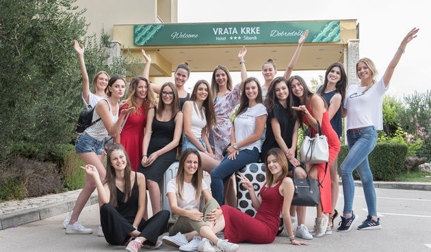 Mia Štulić na pripremama u izboru za Miss Hrvatske