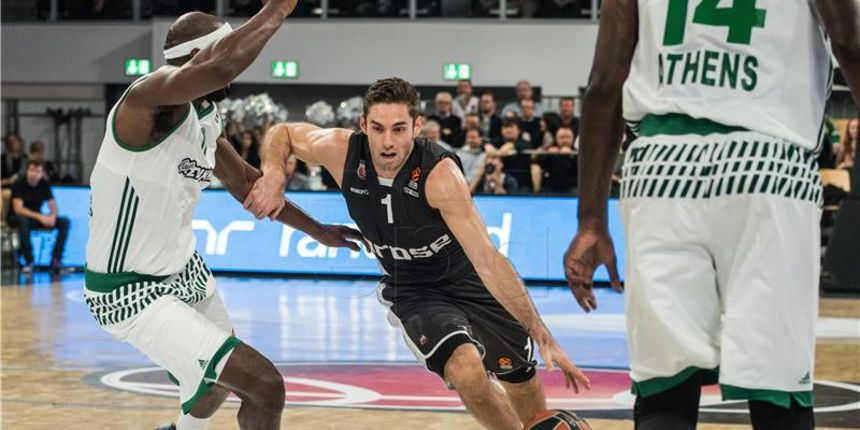 Fabien Causeur, Brose Bamberg. Foto: EPA/NICOLAS ARMER/Hina Fabien Causeur, Brose Bamberg. Foto: EPA/NICOLAS ARMER/Hina