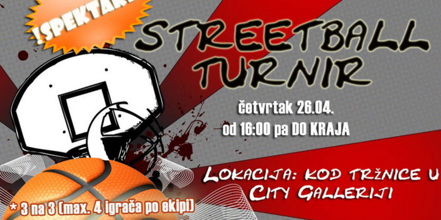 Streetball turnir u City Galleriji Streetball turnir u City Galleriji