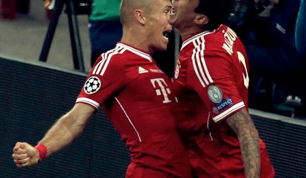 Robben i Mandžukić, foto: facebook.com/bayern