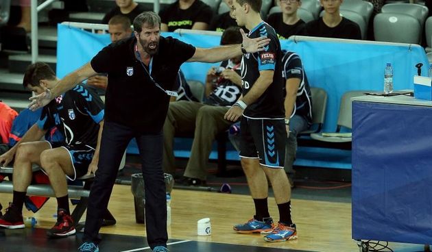 17.09.2015., Arena Zagreb, Zagreb – 1. kolo Velux rukometne lige prvaka: RK Zagreb PPD – THW Kiel. Veselin Vujovic. Photo: Goran Stanzl/PIXSELL
