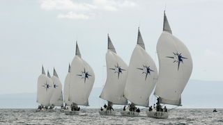 Split, 170909.
Danas je odrzan drugi dan, 23. ACI Match Race, flotnog jedrenja na regatnom polju podno Sustipana.
Foto: Jakov Prkic / CROPIX
