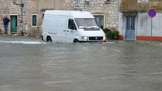 Plima u Starom Gradu na Hvaru 9. studenog 2010, Foto: Petar Botteri