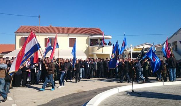 Na Bokanjcu otkriveno spomen obilježje poginulim braniteljima, foto: Radio Zadar
