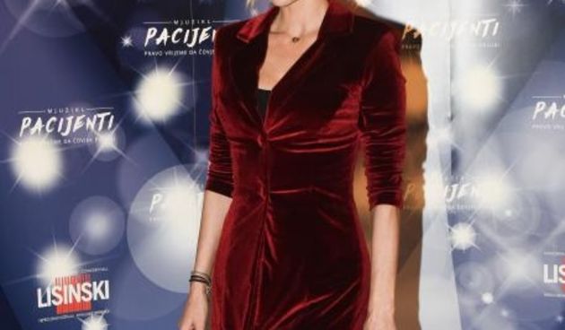 U Velikoj dvorani Vatroslava Lisinskog odrzana je premijera mjuzikla Pacijenti. Libreto je napisao Miro Gavran, glazbu Tonci Huljic, tekstove Vjekoslava Huljic, Igor Weidlich je dramaturg, a reziser mjuzikla je Igor Barberic. Jelena Rozga. Photo: Davor Vi