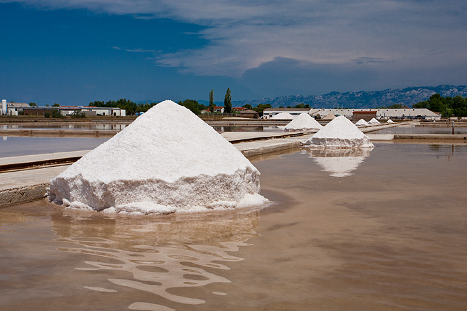 Solana Nin, berba soli, foto: Leo Banić