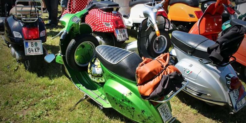 Vespa klub Zadar u Austriji, foto-klub Scooterie Liebnitz