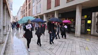 U Zadru novi prosvjed protiv covid potvrda