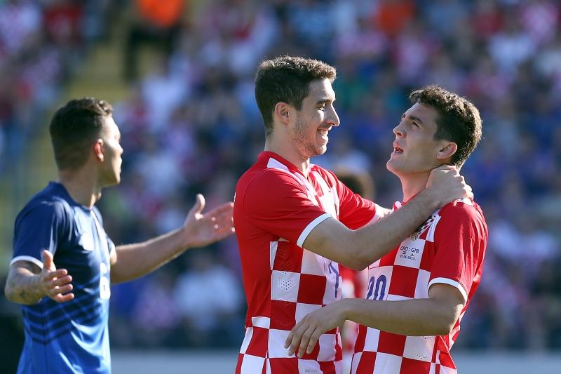 07.06.2015., Varazdin – Prijateljska nogometna utakmica izmedju Hrvatske i Gibraltara. Photo: Goran Stanzl/PIXSELL