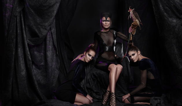 Krie design s potpisom snažne žene