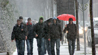 Snijeg u Zadru, 17. prosinca 2009, Foto: Saša Čuka