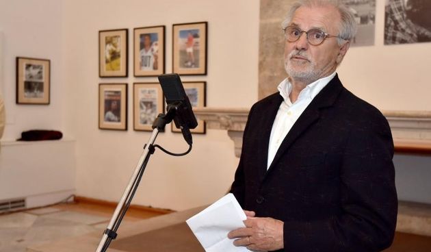 U Gradskoj loži otvorena izložba fotografija posvećena “zlatnoj kopački” – Josipu Skoblaru. Foto: Dino Stann/PIXSELL