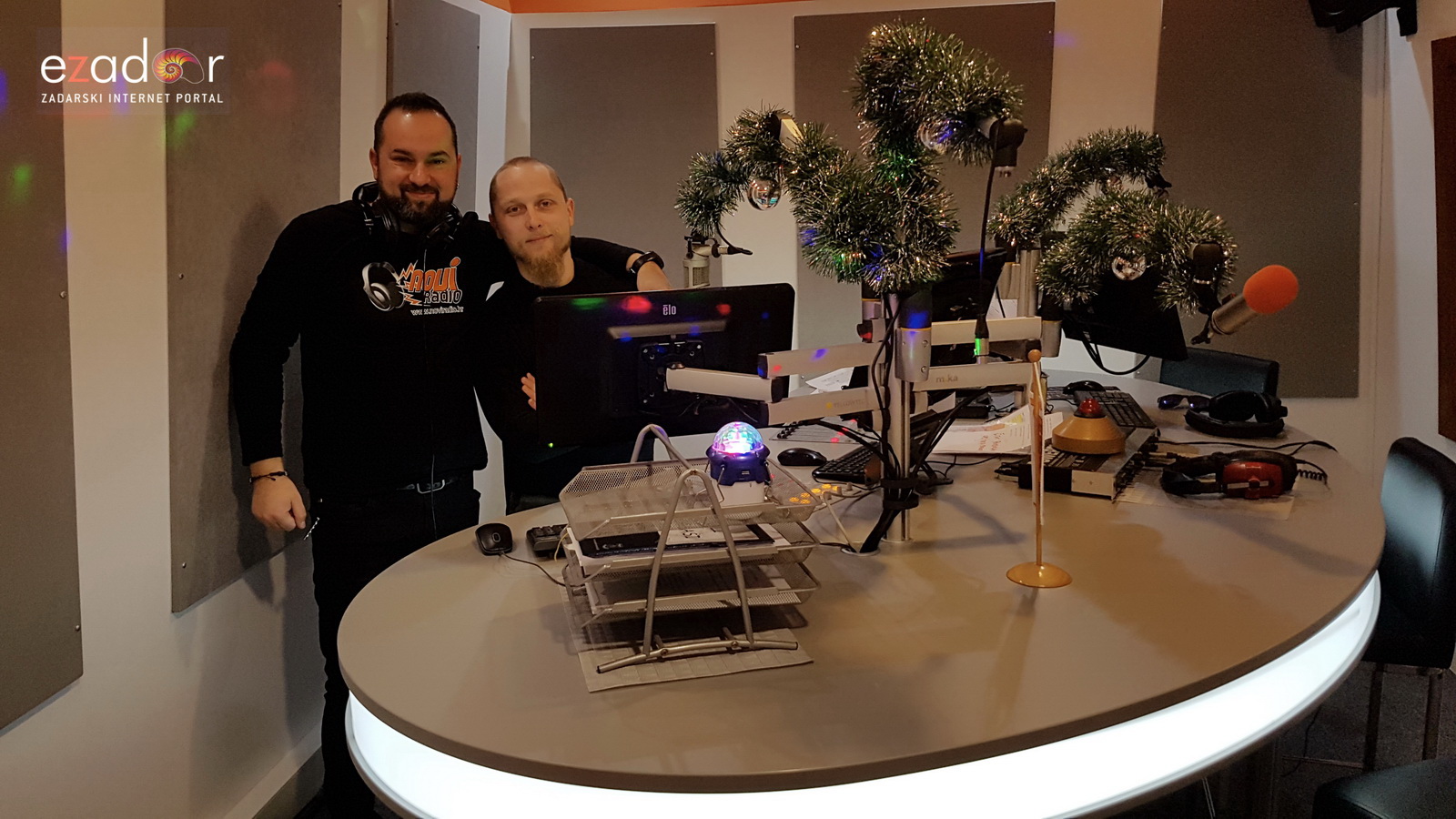 Božićni domijenak i premijera novog studija Novog radija