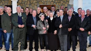 U Lovackom domu u Rastanima odrzana je proslava 20 godina neprestanog humanitarnog rada Marion i Manfred Nurnberger iz Savezne Republike Njemacke donatora bolnickih kreveta raznim bolnicama i institucijama. Photo: Dino Stanin/PIXSELL