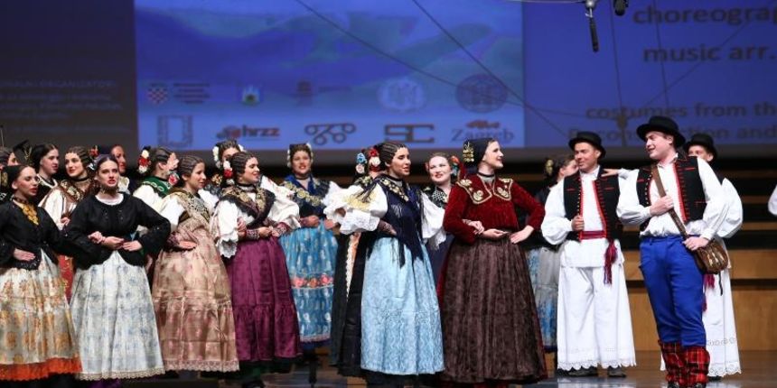 Zagreb – Svecano otvorenje medjunarodnog kongresa etnologa i folklorista u koncertnoj dvorani Vatroslava Lisinskog. Photo: Slavko Midzor/PIXSELL